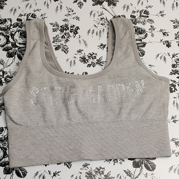 Steve Madden Other - Steve Madden Gray Sports Bra Intimates